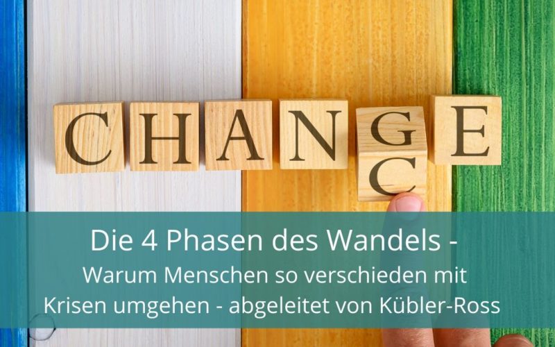 Die 4 Phasen des Wandels – Warum Menschen so verschieden mit Krisen umgehen – abgeleitet von E. Kübler-Ross